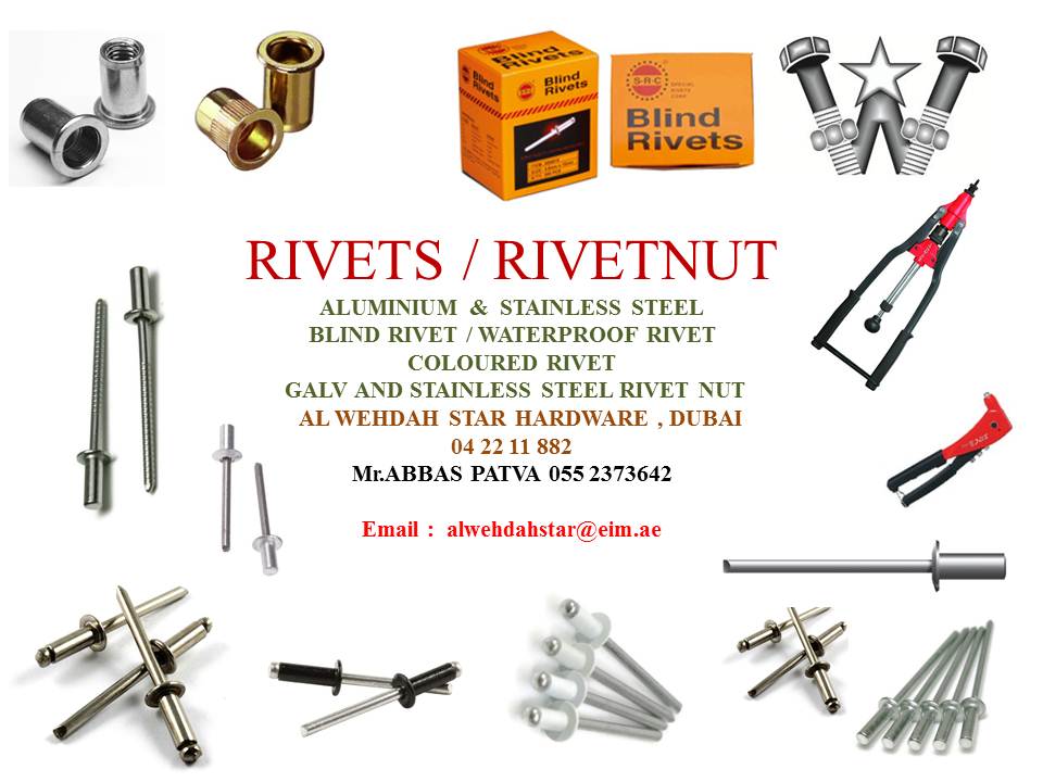 SRC  BRAND  RIVET PRODUCT MADE IN TAIWAN